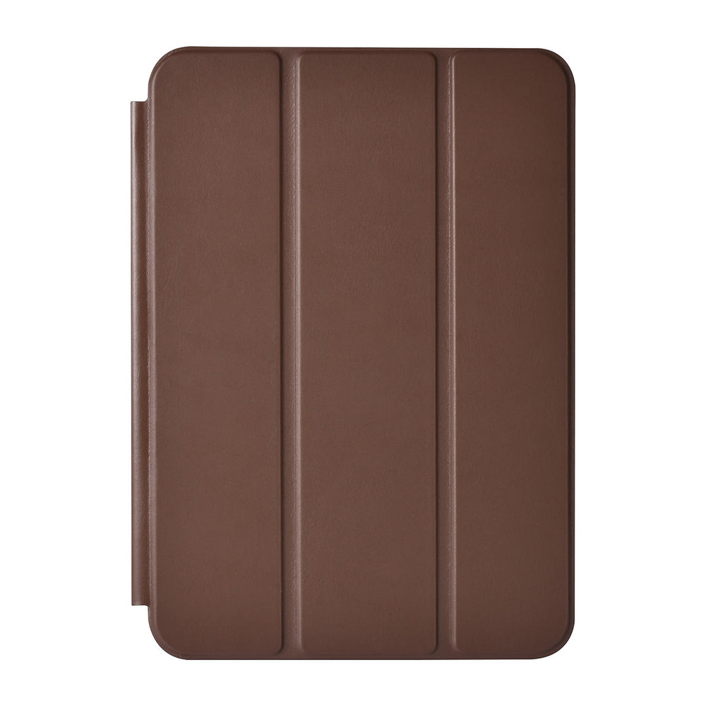 iPad Mini 6 2021 & iPad Mini 7 2024 Book Case Tablethoes - DonkerBruin - Smart Case-Tablethoesjes-Ilumina Benelux