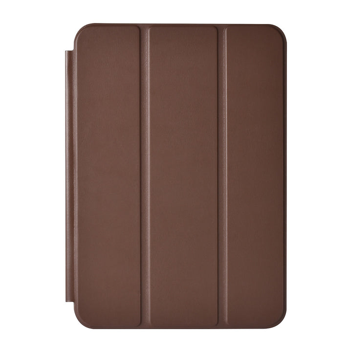iPad Mini 6 2021 & iPad Mini 7 2024 Book Case Tablethoes - DonkerBruin - Smart Case-Tablethoesjes-Ilumina Benelux