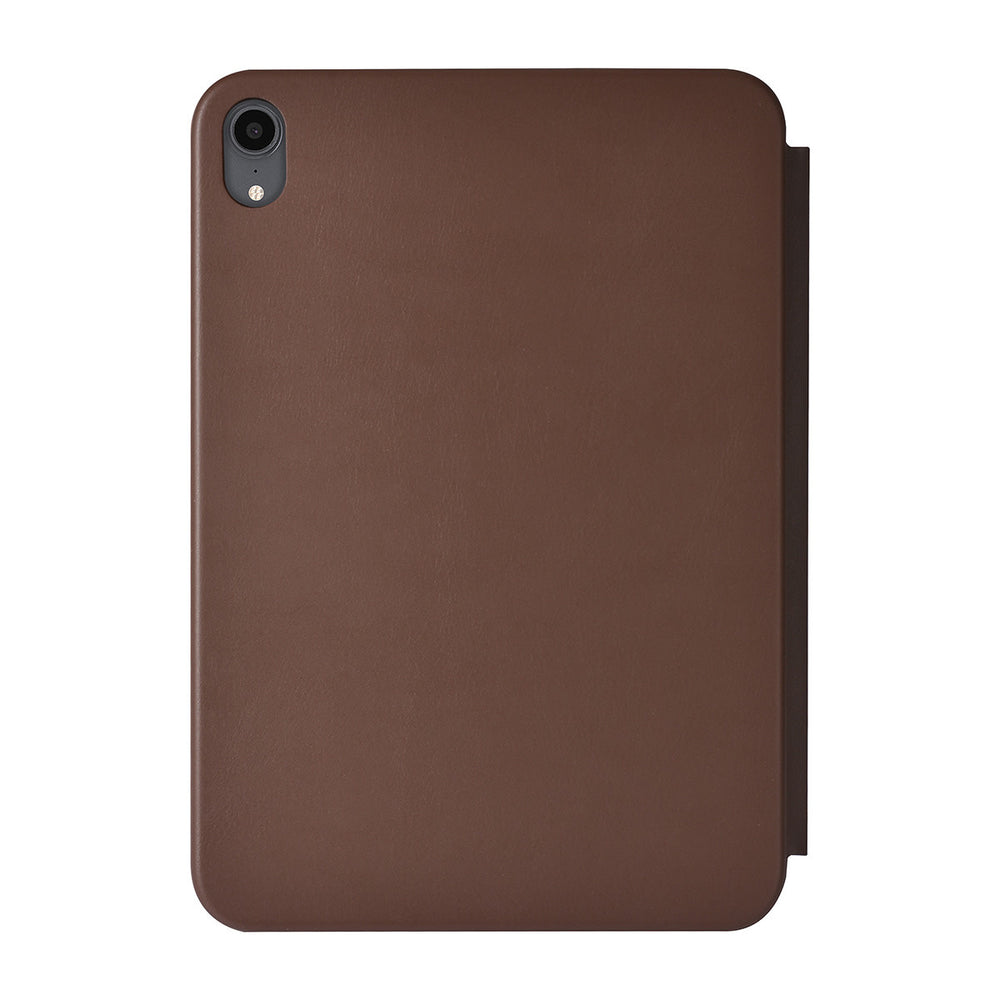 iPad Mini 6 2021 & iPad Mini 7 2024 Book Case Tablethoes - DonkerBruin - Smart Case-Tablethoesjes-Ilumina Benelux