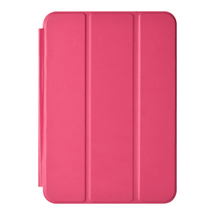 iPad Mini 6 2021 & iPad Mini 7 2024 Book Case Tablethoes - Felroze - Smart Case-Tablethoesjes-Ilumina Benelux