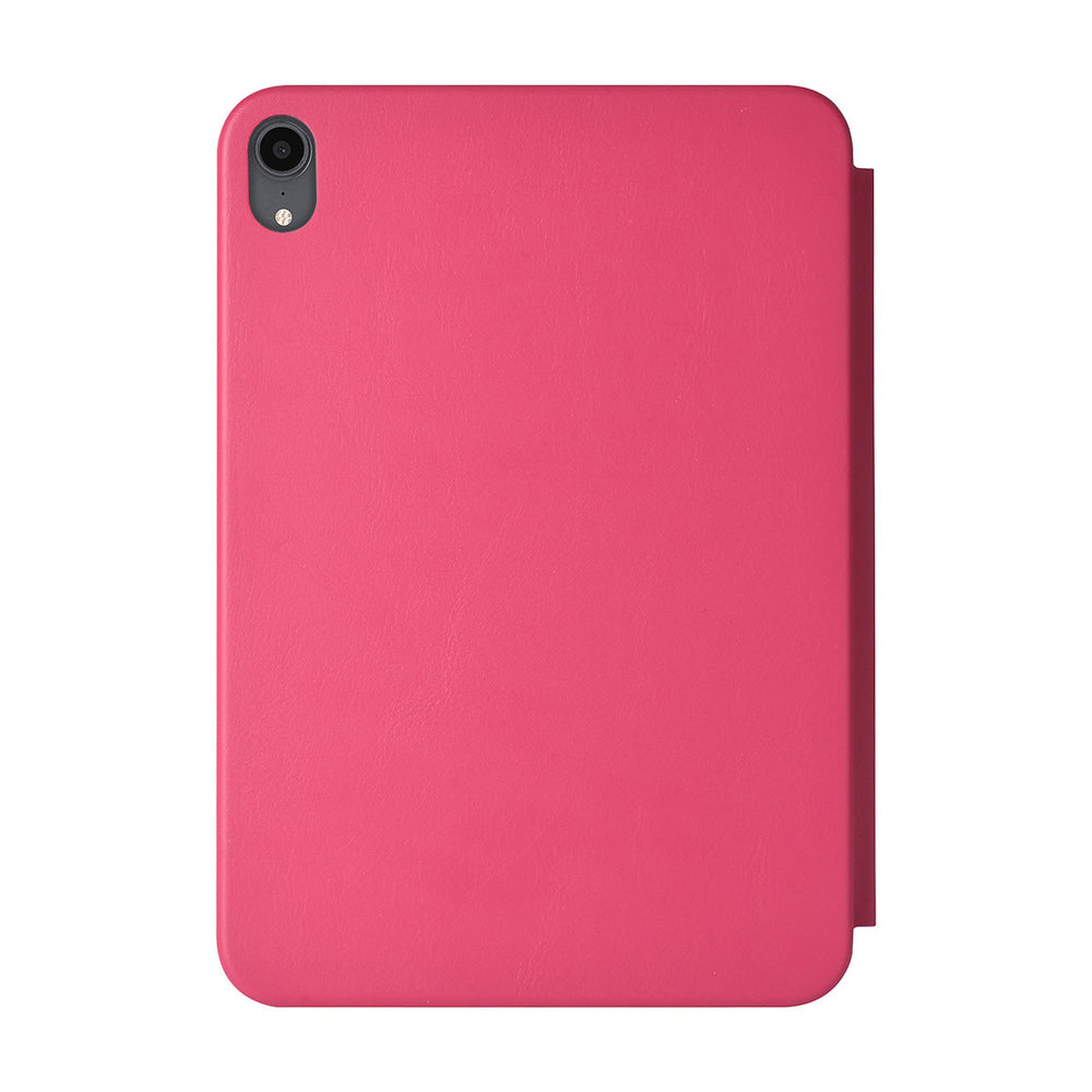 iPad Mini 6 2021 & iPad Mini 7 2024 Book Case Tablethoes - Felroze - Smart Case-Tablethoesjes-Ilumina Benelux
