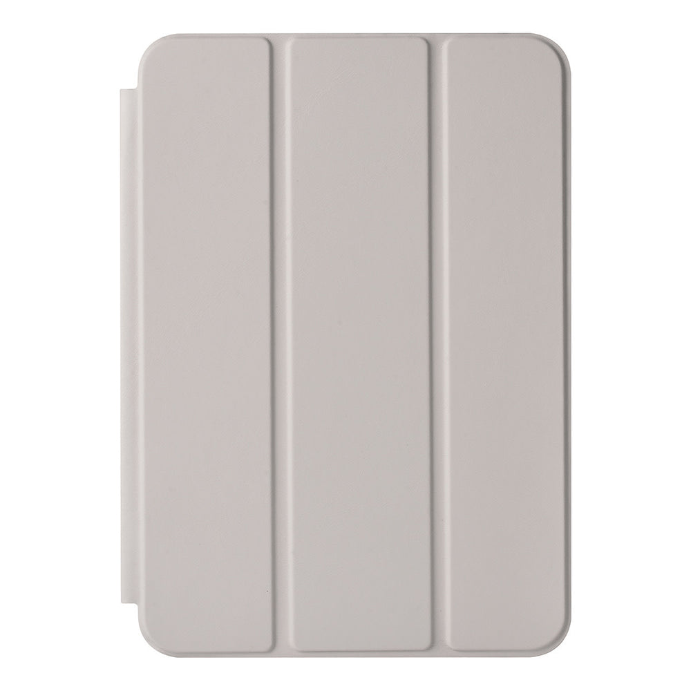 iPad Mini 6 2021 & iPad Mini 7 2024 Book Case Tablethoes - Grijs - Smart Case-Tablethoesjes-Ilumina Benelux
