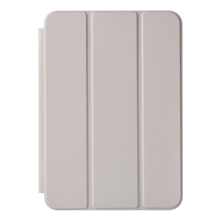 iPad Mini 6 2021 & iPad Mini 7 2024 Book Case Tablethoes - Grijs - Smart Case-Tablethoesjes-Ilumina Benelux