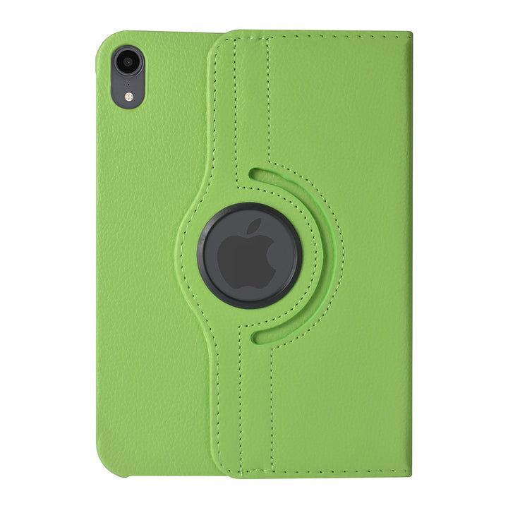 iPad Mini 6 2021 & iPad Mini 7 2024 Book Case Tablethoes - Groen - 360 graden draaibaar-Tablethoesjes-Ilumina Benelux