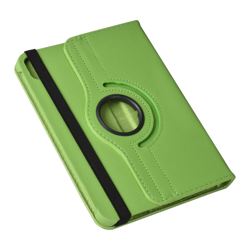 iPad Mini 6 2021 & iPad Mini 7 2024 Book Case Tablethoes - Groen - 360 graden draaibaar-Tablethoesjes-Ilumina Benelux