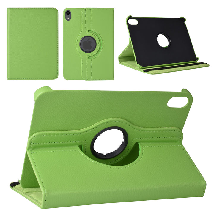iPad Mini 6 2021 & iPad Mini 7 2024 Book Case Tablethoes - Groen - 360 graden draaibaar-Tablethoesjes-Ilumina Benelux