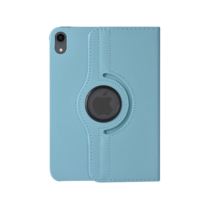 iPad Mini 6 2021 & iPad Mini 7 2024 Book Case Tablethoes - LichtBlauw - 360 graden draaibaar-Tablethoesjes-Ilumina Benelux