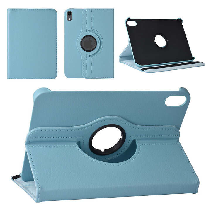iPad Mini 6 2021 & iPad Mini 7 2024 Book Case Tablethoes - LichtBlauw - 360 graden draaibaar-Tablethoesjes-Ilumina Benelux