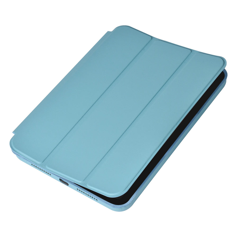 iPad Mini 6 2021 & iPad Mini 7 2024 Book Case Tablethoes - LichtBlauw - Smart Case-Tablethoesjes-Ilumina Benelux