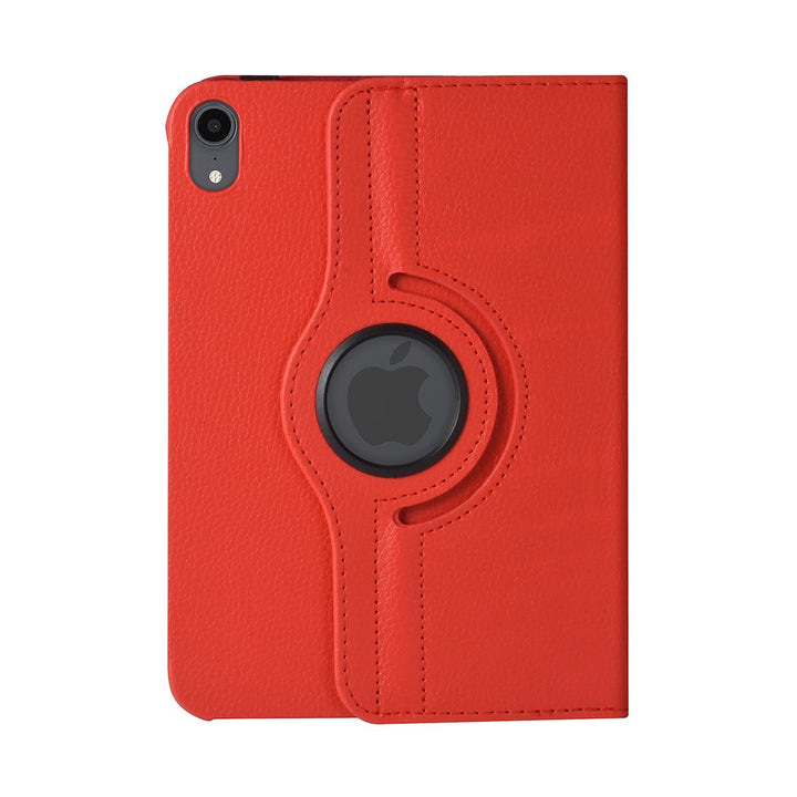 iPad Mini 6 2021 & iPad Mini 7 2024 Book Case Tablethoes - Rood - 360 graden draaibaar-Tablethoesjes-Ilumina Benelux