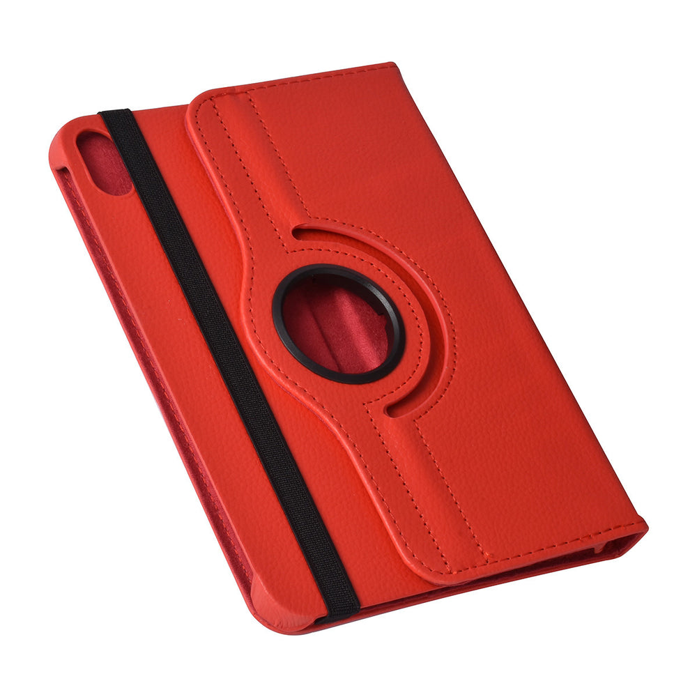 iPad Mini 6 2021 & iPad Mini 7 2024 Book Case Tablethoes - Rood - 360 graden draaibaar-Tablethoesjes-Ilumina Benelux