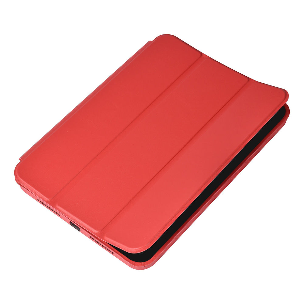 iPad Mini 6 2021 & iPad Mini 7 2024 Book Case Tablethoes - Rood - Smart Case-Tablethoesjes-Ilumina Benelux