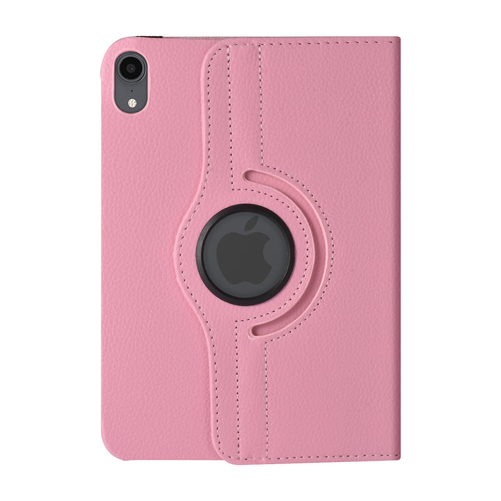 iPad Mini 6 2021 & iPad Mini 7 2024 Book Case Tablethoes - Roze - 360 graden draaibaar-Tablethoesjes-Ilumina Benelux