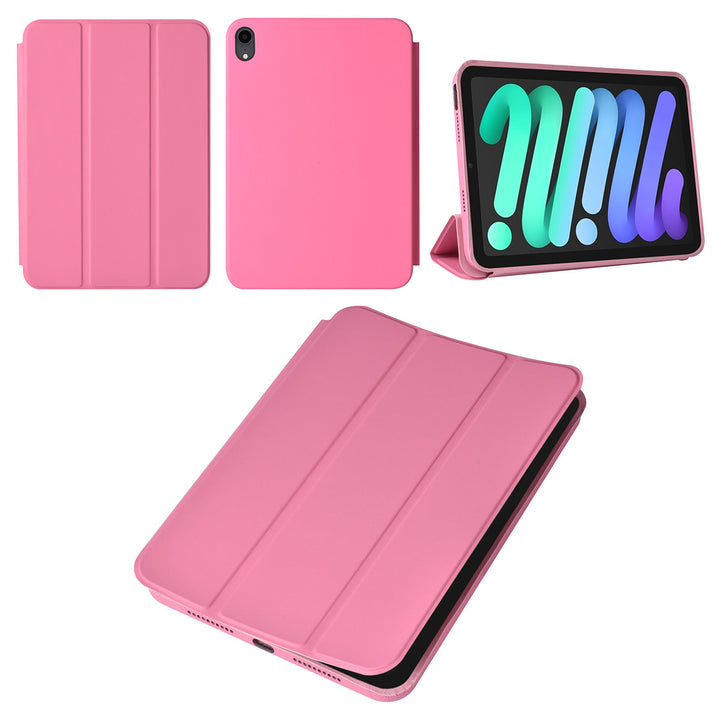 iPad Mini 6 2021 & iPad Mini 7 2024 Book Case Tablethoes - Roze - Smart Case-Tablethoesjes-Ilumina Benelux