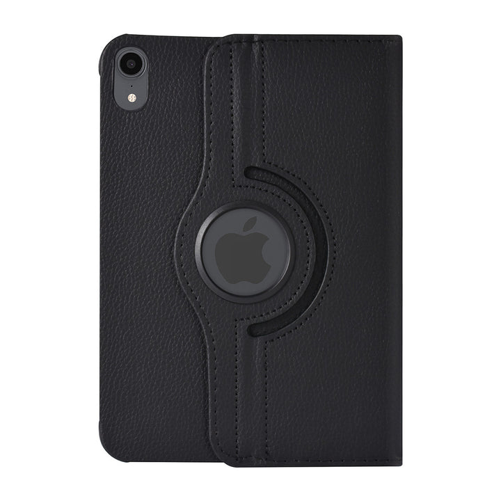 iPad Mini 6 2021 & iPad Mini 7 2024 Book Case Tablethoes - Zwart - 360 graden draaibaar-Tablethoesjes-Ilumina Benelux