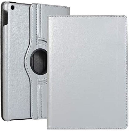 iPad Mini 4 / Mini 5 (2019) Hoesjes – 360° draaibaar – Multi-stand – Zilver-Tablethoesjes-Ilumina Benelux