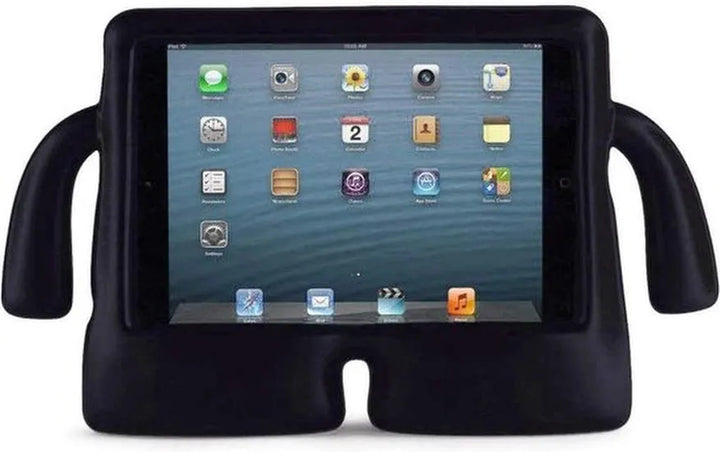iPad Mini 4 / Mini 5 2019 Hoesjes – Kinderhoes met Handvat – Standfunctie – Zwart-Tablethoesjes-Ilumina Benelux