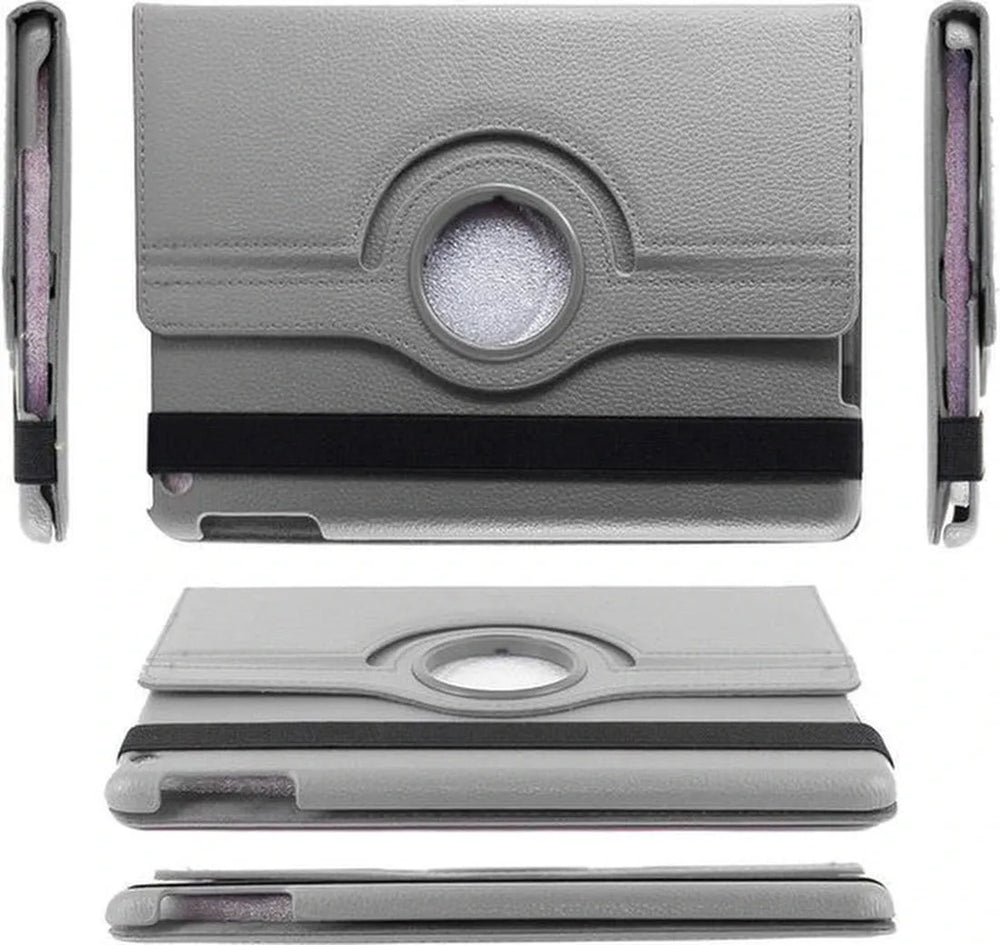 iPad Mini 4 / Mini 5 7.9 inch (2019) Hoesjes – 360° draaibaar – Multi-stand – Grijs-Tablethoesjes-Ilumina Benelux