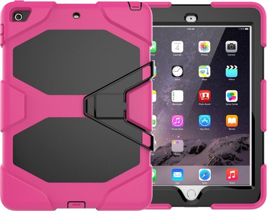 iPad Mini 4/5 7,9 inch – Rugged Schokbestendig – Kickstand Standfunctie – Roze-Tablethoesjes-Ilumina Benelux