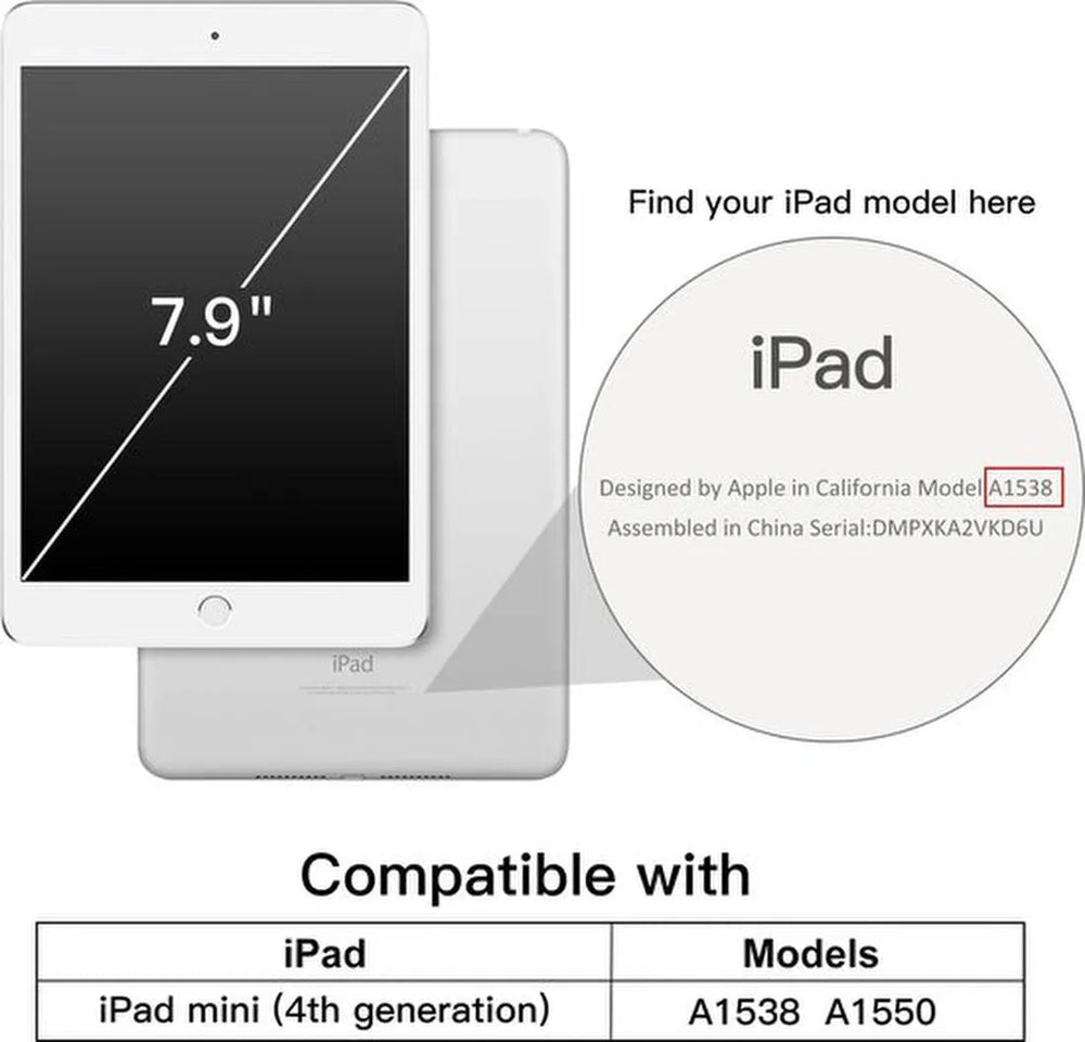 iPad Mini 4/5 7.9 (2015) Hoesjes – 360° draaibaar – Multi-stand standfunctie – Groen-Tablethoesjes-Ilumina Benelux
