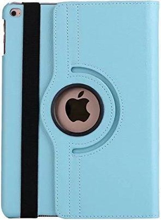 iPad Mini 4/5 7.9 Hoesjes – 360° draaibaar – Multi-stand Standfunctie – Lichtblauw-Tablethoesjes-Ilumina Benelux
