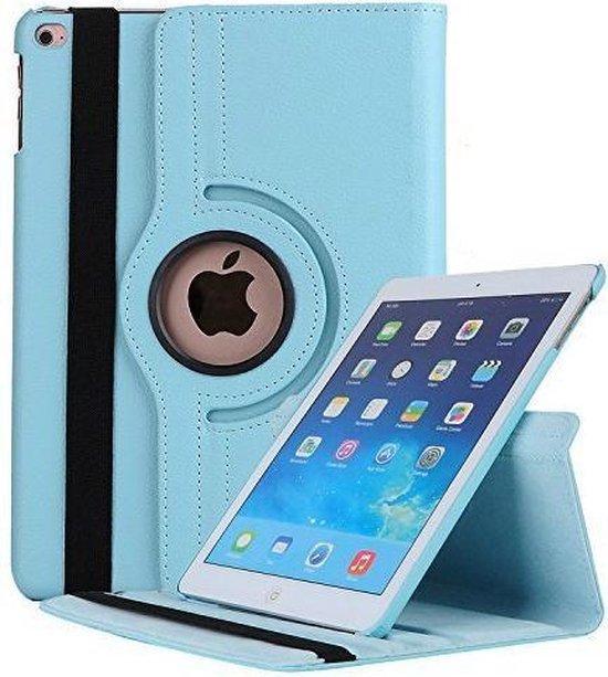 iPad Mini 4/5 7.9 Hoesjes – 360° draaibaar – Multi-stand Standfunctie – Lichtblauw-Tablethoesjes-Ilumina Benelux
