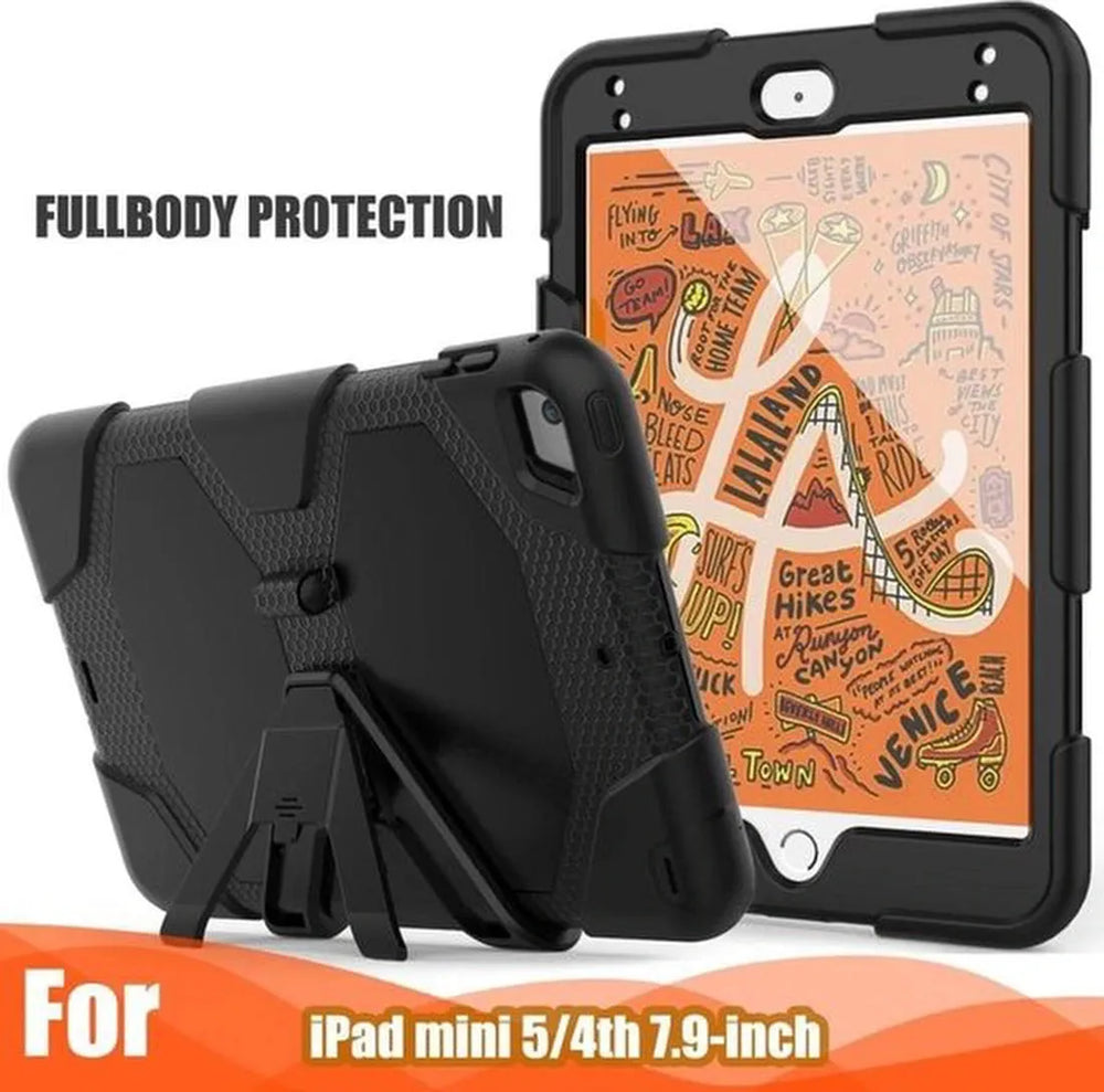 iPad Mini 4/5 7.9 inch – Extreme Robuuste Armor Hoesjes – Schokbestendig – Roze-Tablethoesjes-Ilumina Benelux