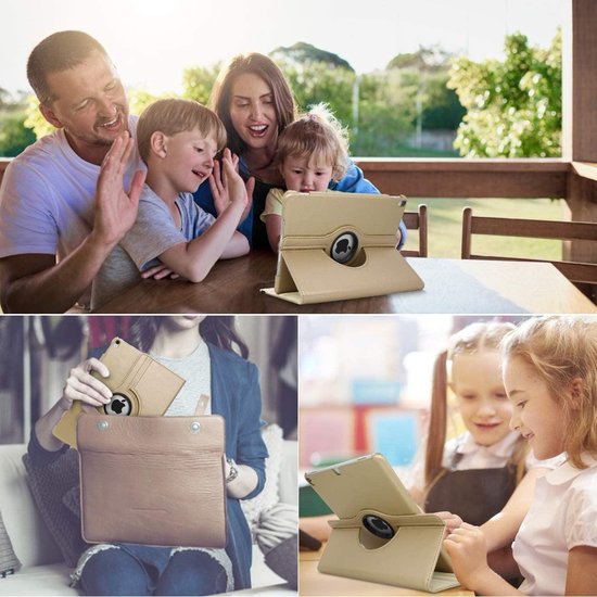 iPad Mini 4/5 – Extreme Robuuste Armor Hoesjes – Schokbestendig – Incl. Screenprotector & Stylus – Goud-Tablethoesjes-Ilumina Benelux