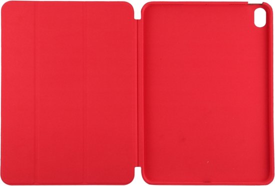 iPad Mini 6 8.3 inch & iPad Mini 7 (2024)– Ultraslank Tri-Fold Smart Cover – Standfunctie – Rood-Tablethoesjes-Ilumina Benelux