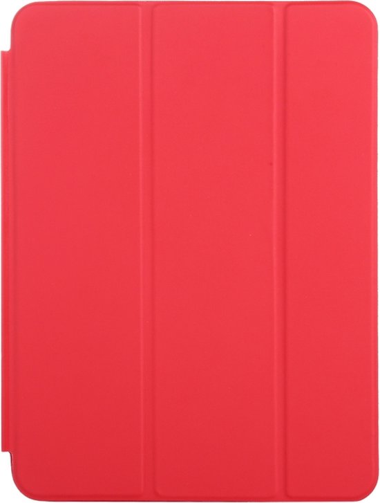 iPad Mini 6 8.3 inch & iPad Mini 7 (2024)– Ultraslank Tri-Fold Smart Cover – Standfunctie – Rood-Tablethoesjes-Ilumina Benelux