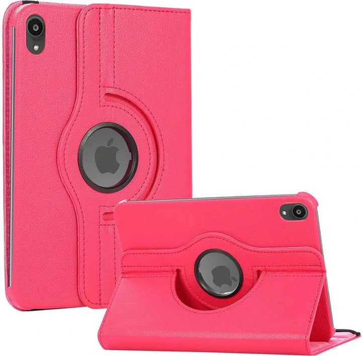 iPad Mini 6 & iPad Mini 7 2024 Hoesjes – 360° draaibaar – Multi-stand – Roze-Tablethoesjes-Ilumina Benelux