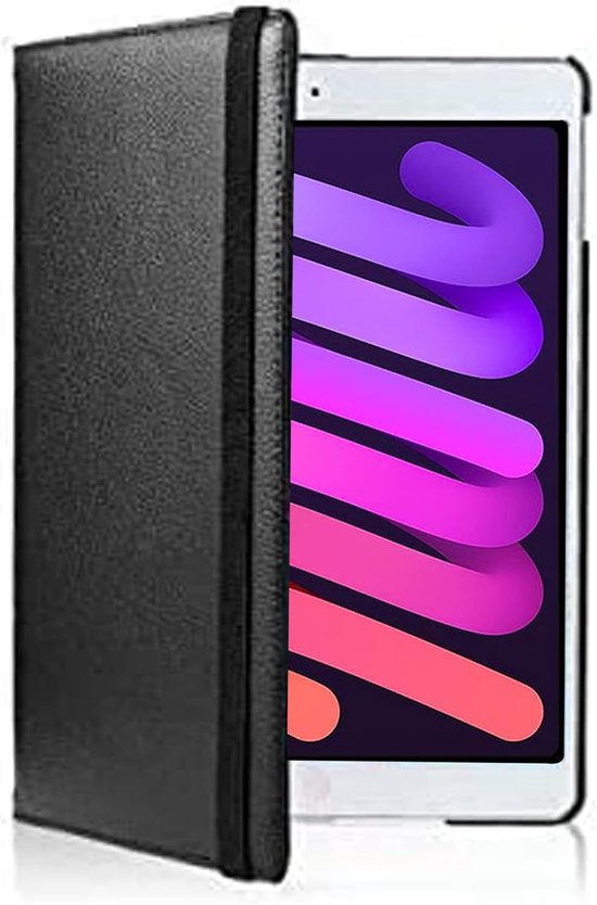 iPad Mini 6/7 8.3 inch Hoesjes – 360° draaibaar – Multi-stand Standfunctie – Zwart-Tablethoesjes-Ilumina Benelux
