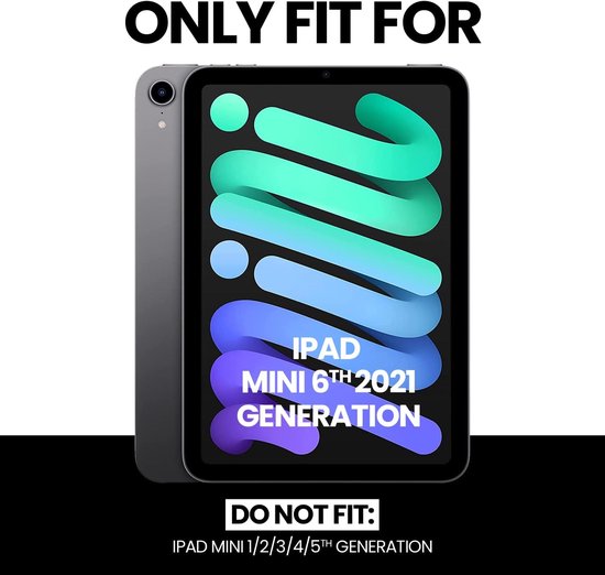 iPad Mini 6/7 Hoesjes – 360° draaibaar – Multi-stand Standfunctie – Goud-Tablethoesjes-Ilumina Benelux