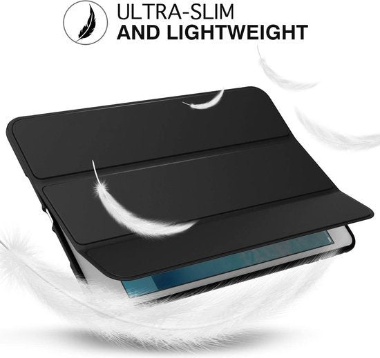 iPad Pro 10.5 (2017) & iPad Air 3 10.5 (2019) – Ultraslank Tri-Fold Smart Cover – Standfunctie – Zwart-Tablethoesjes-Ilumina Benelux