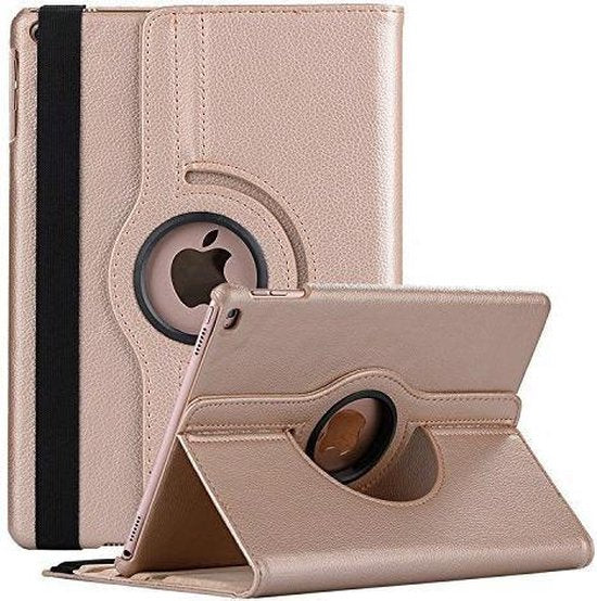 iPad Pro 10.5 2017 & iPad Air 3 2019 Hoesjes – 360° draaibaar – Multi-stand – Goud-Tablethoesjes-Ilumina Benelux