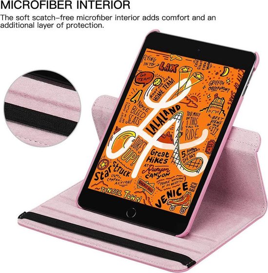 iPad Pro 10.5 Hoesjes – 360° draaibaar Multi-Stand – Inclusief Styluspen – Lichtroze-Tablethoesjes-Ilumina Benelux