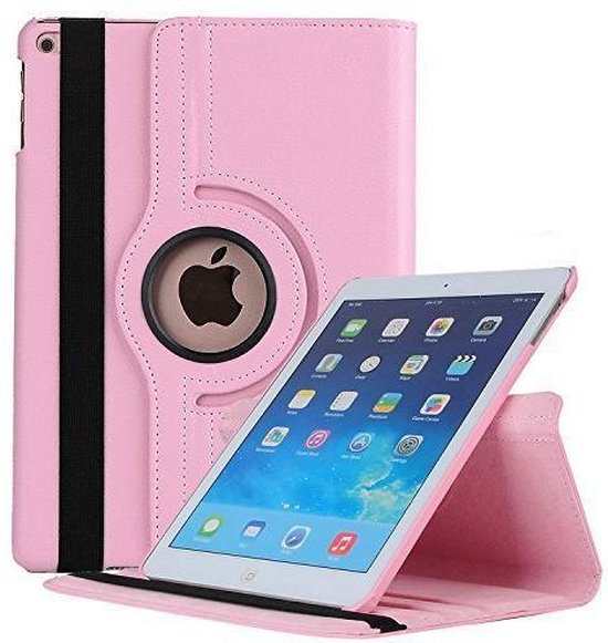 iPad Pro 10.5 Hoesjes – 360° draaibaar Multi-Stand – Inclusief Styluspen – Lichtroze-Tablethoesjes-Ilumina Benelux