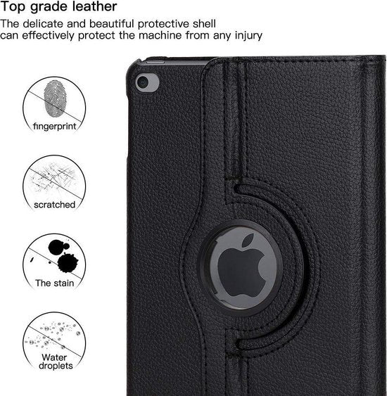 iPad Pro 10.5 Hoesjes – 360° draaibaar Multi-Stand – Inclusief Styluspen – Rood-Tablethoesjes-Ilumina Benelux