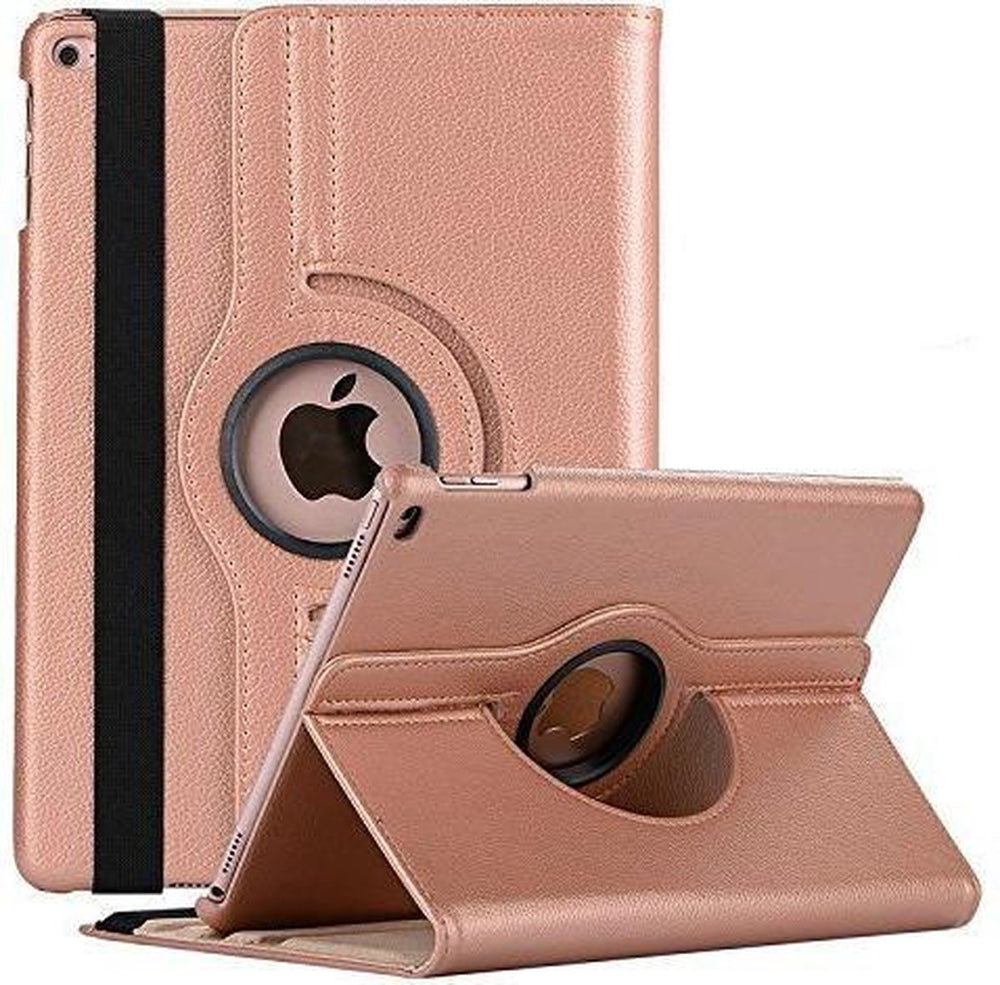 iPad Pro 11 (2018) Hoesjes – 360° draaibaar multi-stand – Incl. styluspen – Roségoud-Tablethoesjes-Ilumina Benelux