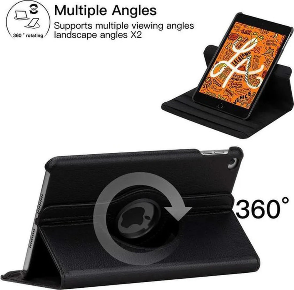 iPad Pro 11 (2018) Hoesjes – 360° draaibaar multi-stand – Incl. styluspen – Zwart-Tablethoesjes-Ilumina Benelux