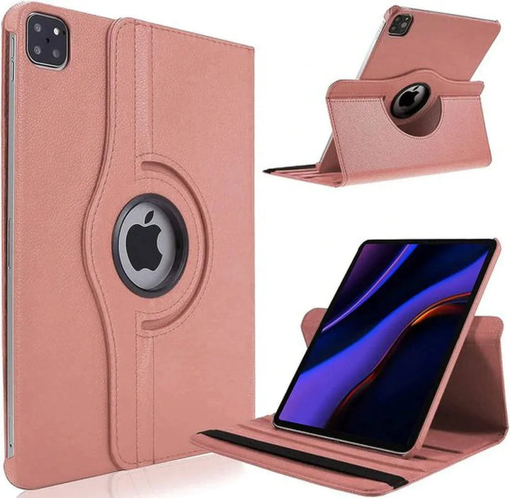 iPad Pro 11 (2020/2021/2022) Hoesjes – 360° draaibaar – Multi-stand – Roségoud-Tablethoesjes-Ilumina Benelux