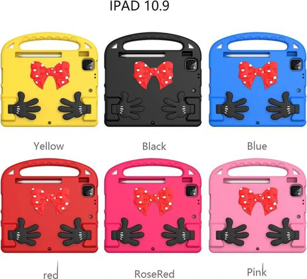 iPad Pro 11 Inch Hoesjes – Kidsproof – Handvat – Standfunctie – Rood-Tablethoesjes-Ilumina Benelux