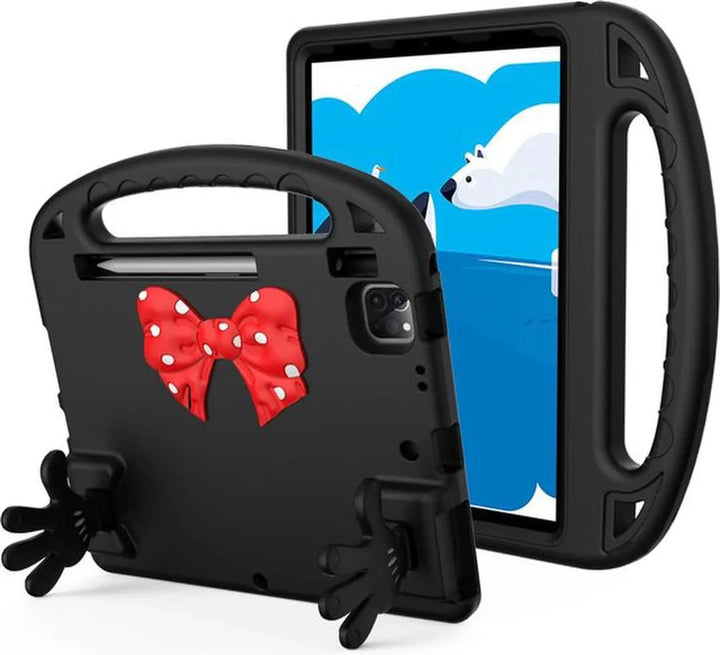 iPad Pro 11 Inch Hoesjes – Kinderhoes met Handvat – Standfunctie – Zwart-Tablethoesjes-Ilumina Benelux