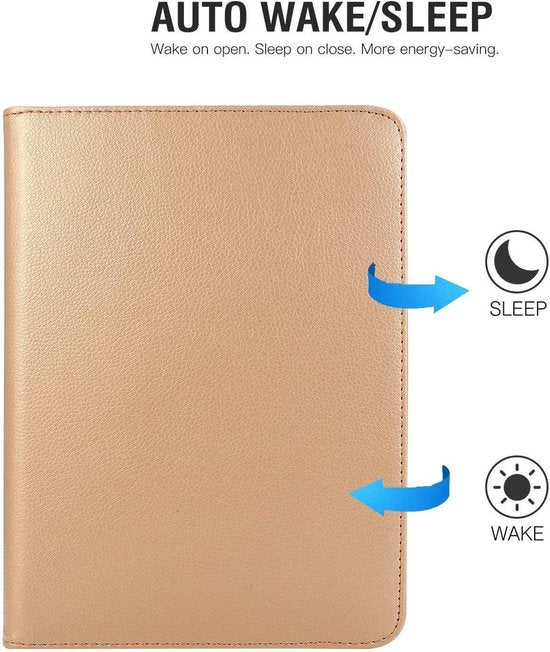 iPad Pro 11 inch 2020/2021/2022 Hoesjes – 360° draaibaar – Multi-stand – Goud-Tablethoesjes-Ilumina Benelux