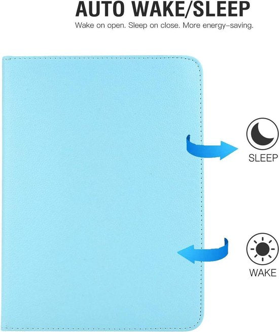 iPad Pro 11 inch (2020/2021/2022) Hoesjes – 360° draaibaar – Multi-stand – Lichtblauw-Tablethoesjes-Ilumina Benelux