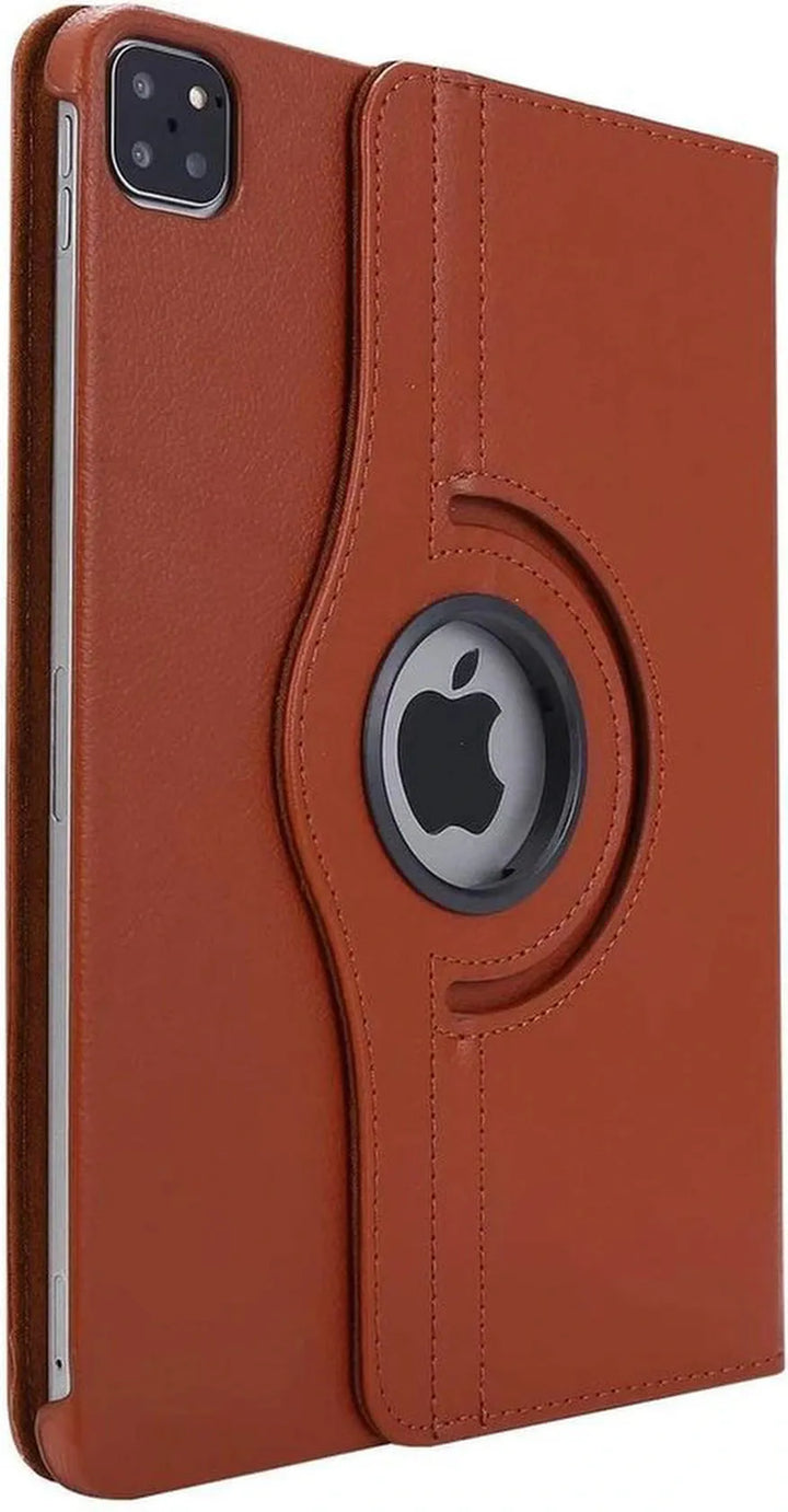 iPad Pro 11 inch 2020/2021/2022 Hoesjes – 360° draaibaar – Multi-stand Standfunctie – Bruin-Tablethoesjes-Ilumina Benelux