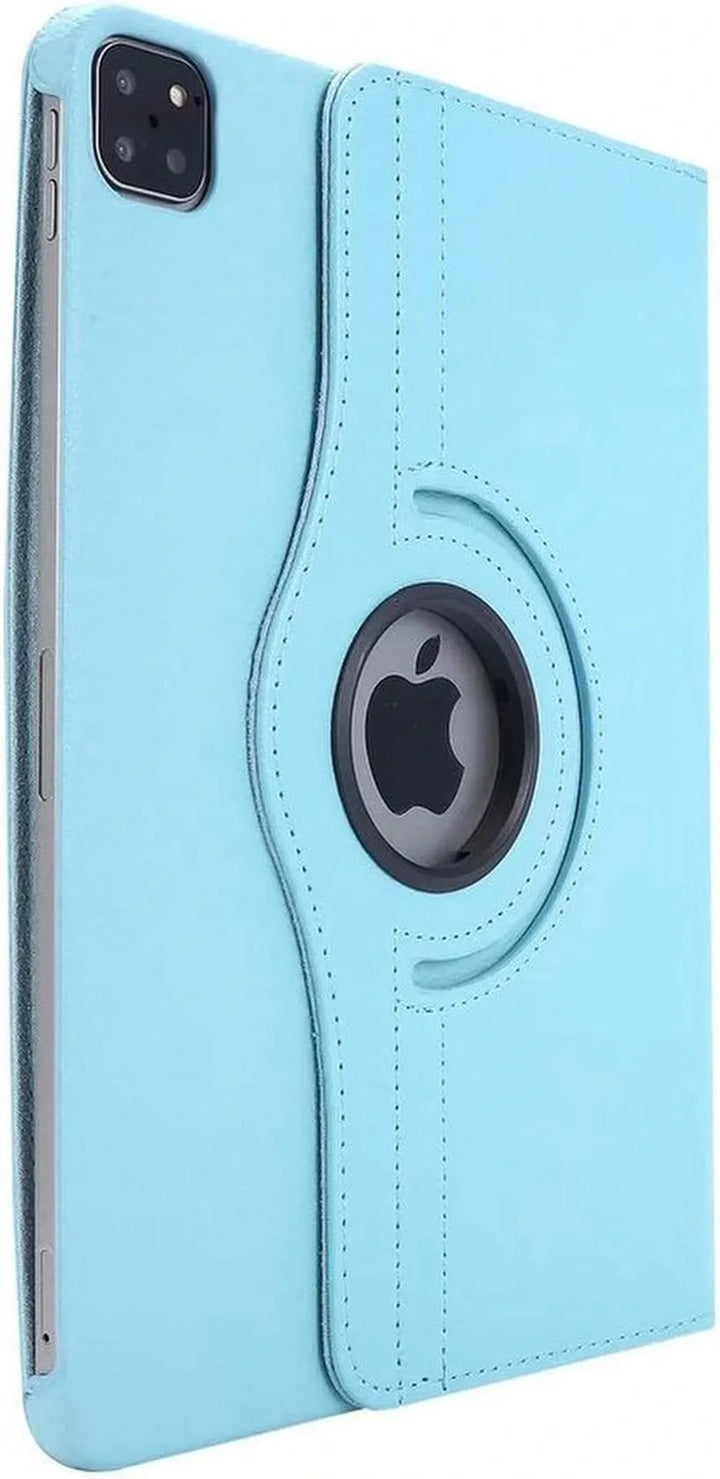 iPad Pro 11 inch 2020/2021/2022 Hoesjes – 360° draaibaar multi-stand – Standfunctie – Lichtblauw-Tablethoesjes-Ilumina Benelux
