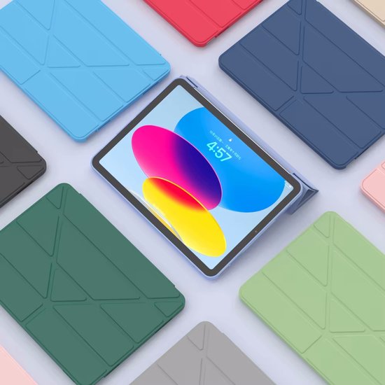 iPad Pro 11 inch (2022/2021/2020) – Tri-Fold standaard – Pencil-houder – Smart cover – Zwart-Tablethoesjes-Ilumina Benelux