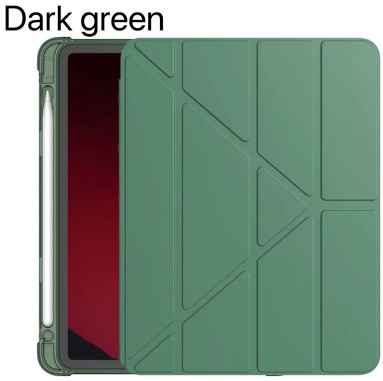 iPad Pro 11 inch (2022/2021/2020) – Tri-Fold standaard – Pencil-houder – Zwart-Tablethoesjes-Ilumina Benelux
