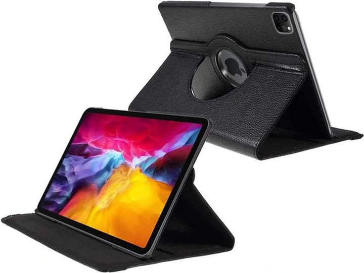 iPad Pro 11 inch (2024/2025) Hoesjes – 360° draaibaar – Multi-stand – Zwart-Tablethoesjes-Ilumina Benelux